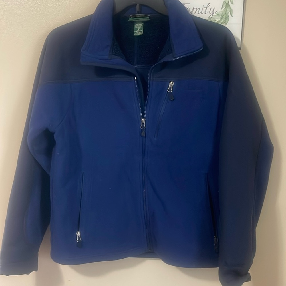L.L. Bean Blue Fleece Jacket